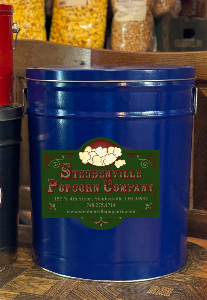 6.5 Gallon Christmas Popcorn Tin Pre-Order